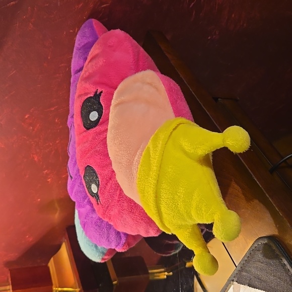 Justice Rainbow Emoji Poop Pillow - Approximately 15.5” - Pre-loved - Picture 3 of 6